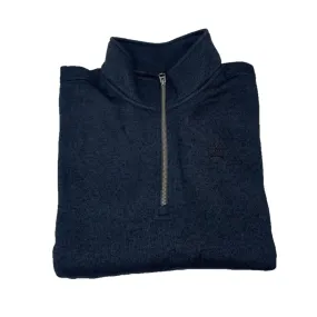 Cinch® Men's 1/4 Zip Solid Navy Knit Pullover MWK1080007