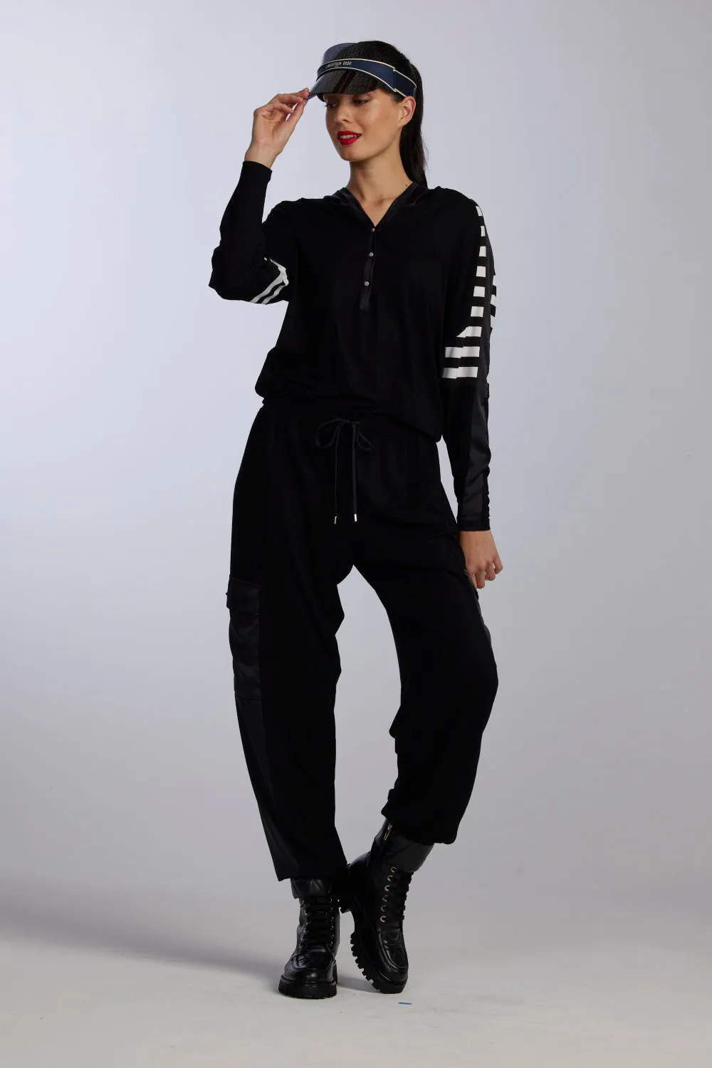 Paula Ryan Viscose Slouch Cargo Pant